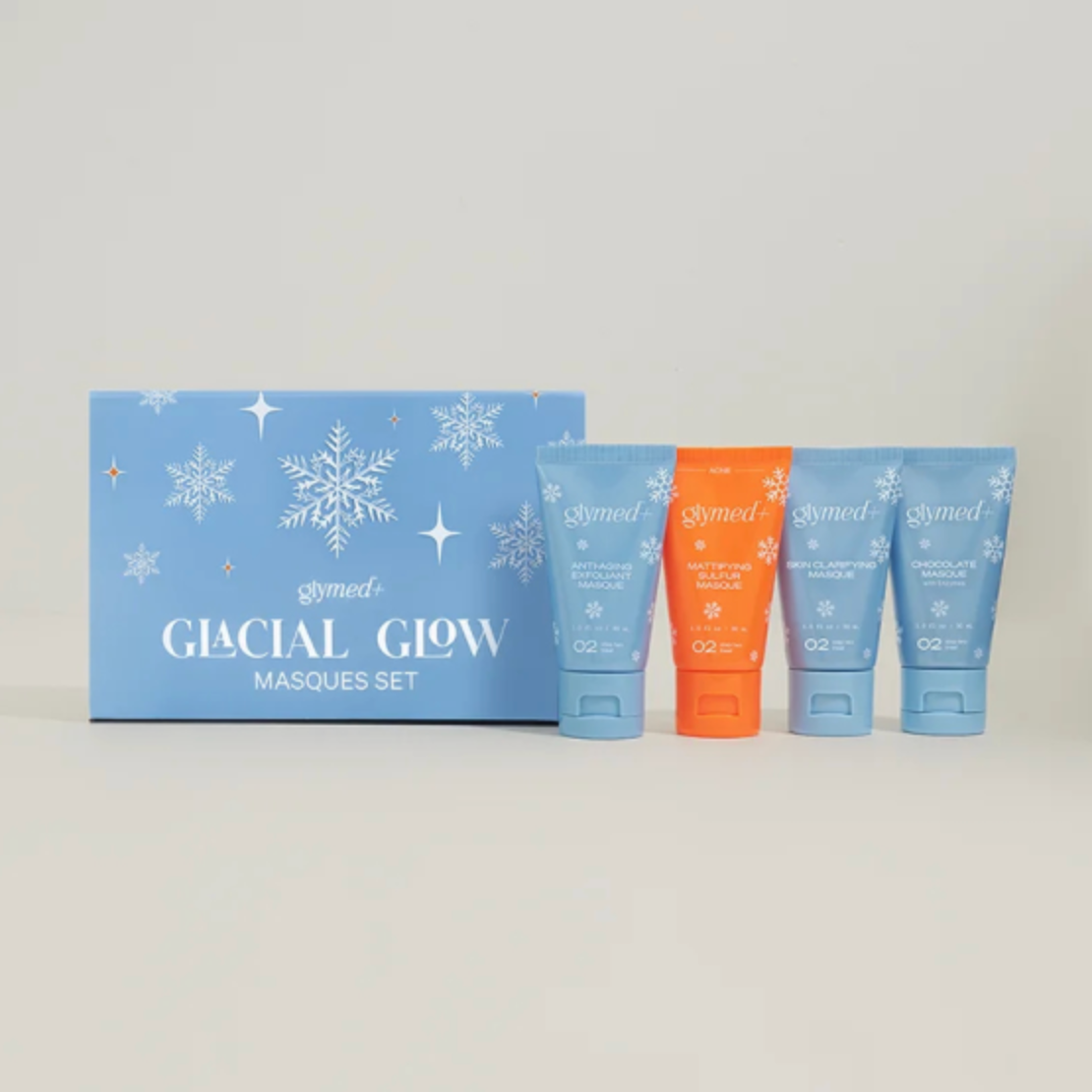 Glymed Glacial Glow Masques Set
